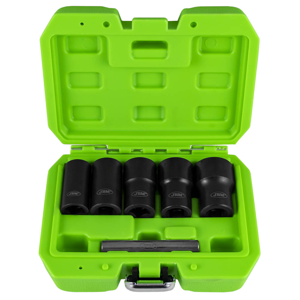 [52153] COFFRET DE DOUILLES TWIST DE 1/2" EXTRACTION D'ECROUS ENDOMMAGÉS