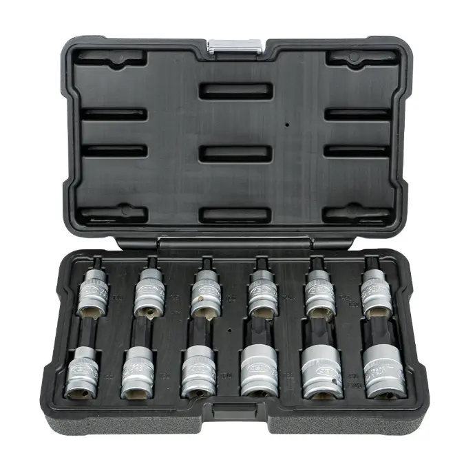 [54154] JEU DE 12 PIECES 1/2" POINTES TORX