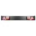 [50910] RAMPE D'ÉCLAIRAGE REMORQUE DE 1100X140MM